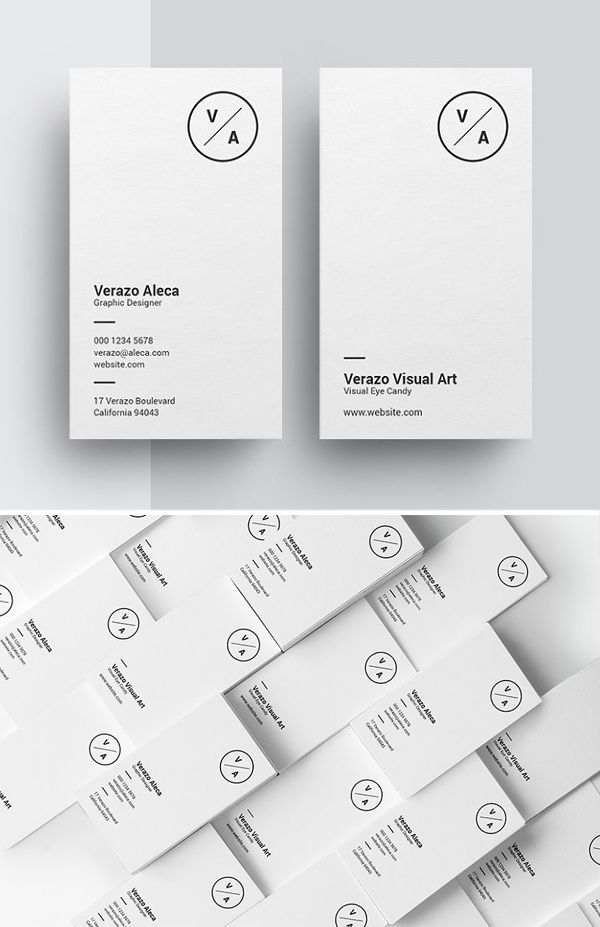minimalist business cards pinterest