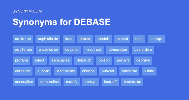 debased synonym