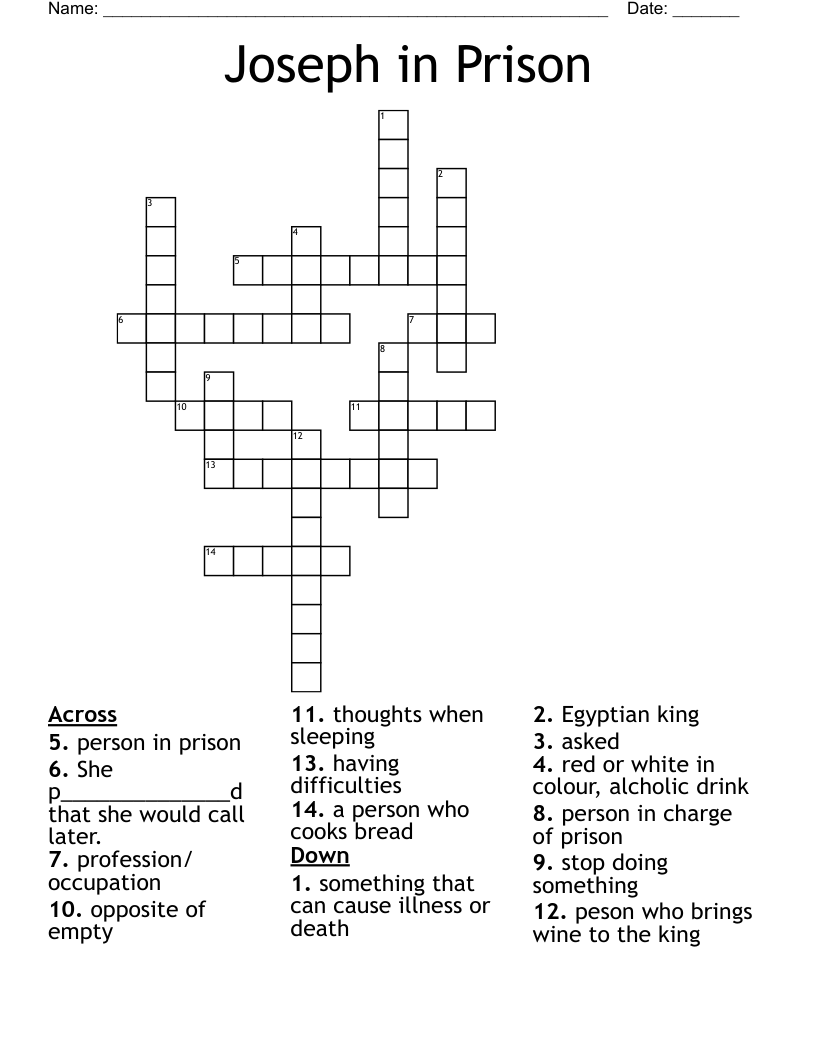 former prisoner crossword clue