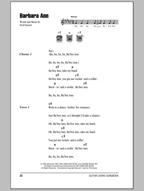 hey barbara guitar chords