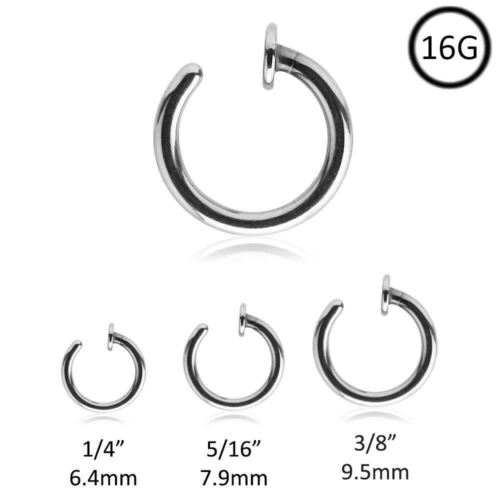 16 gauge nose hoop