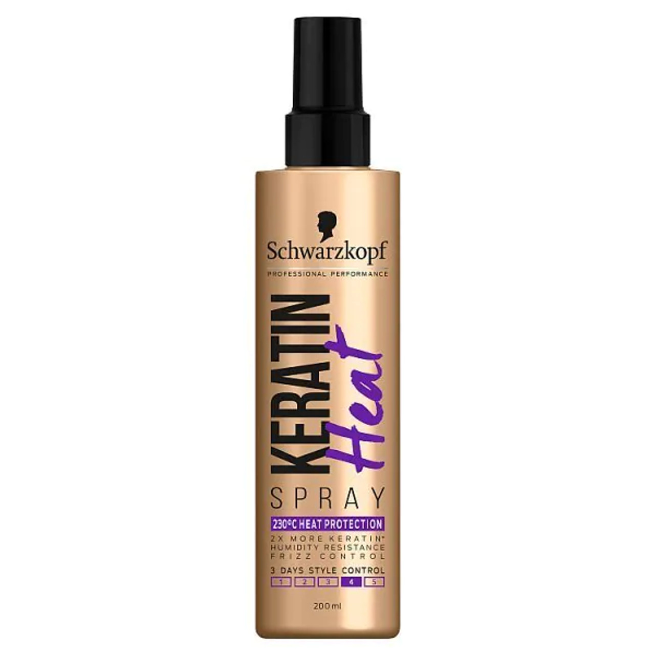 schwarzkopf keratin heat protect spray