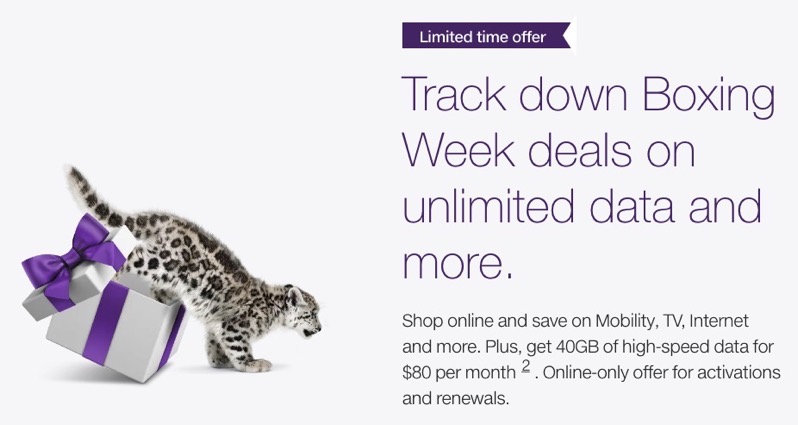 telus boxing week deals