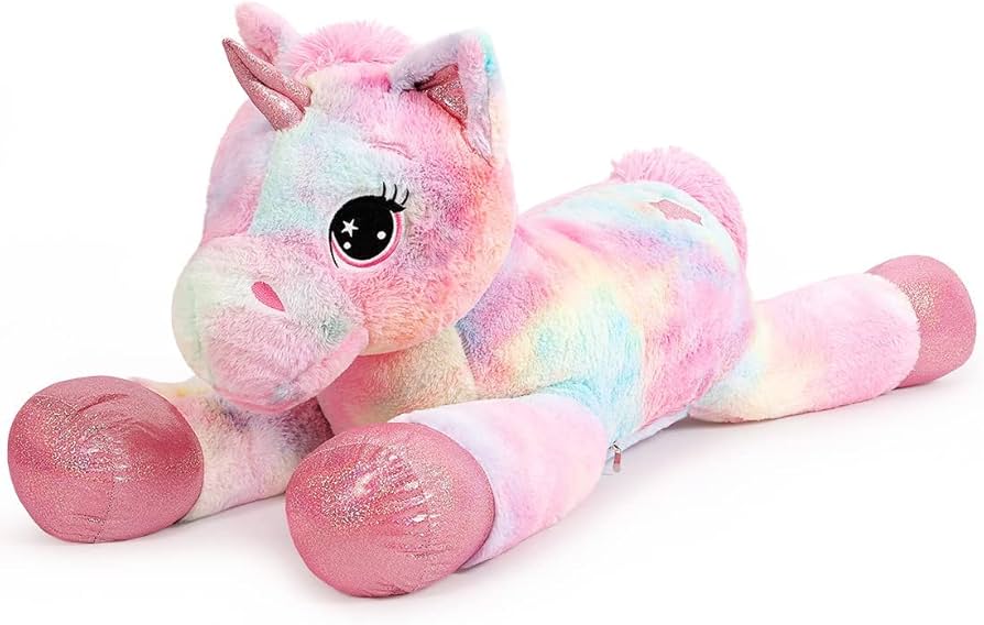 large unicorn stuffed animal