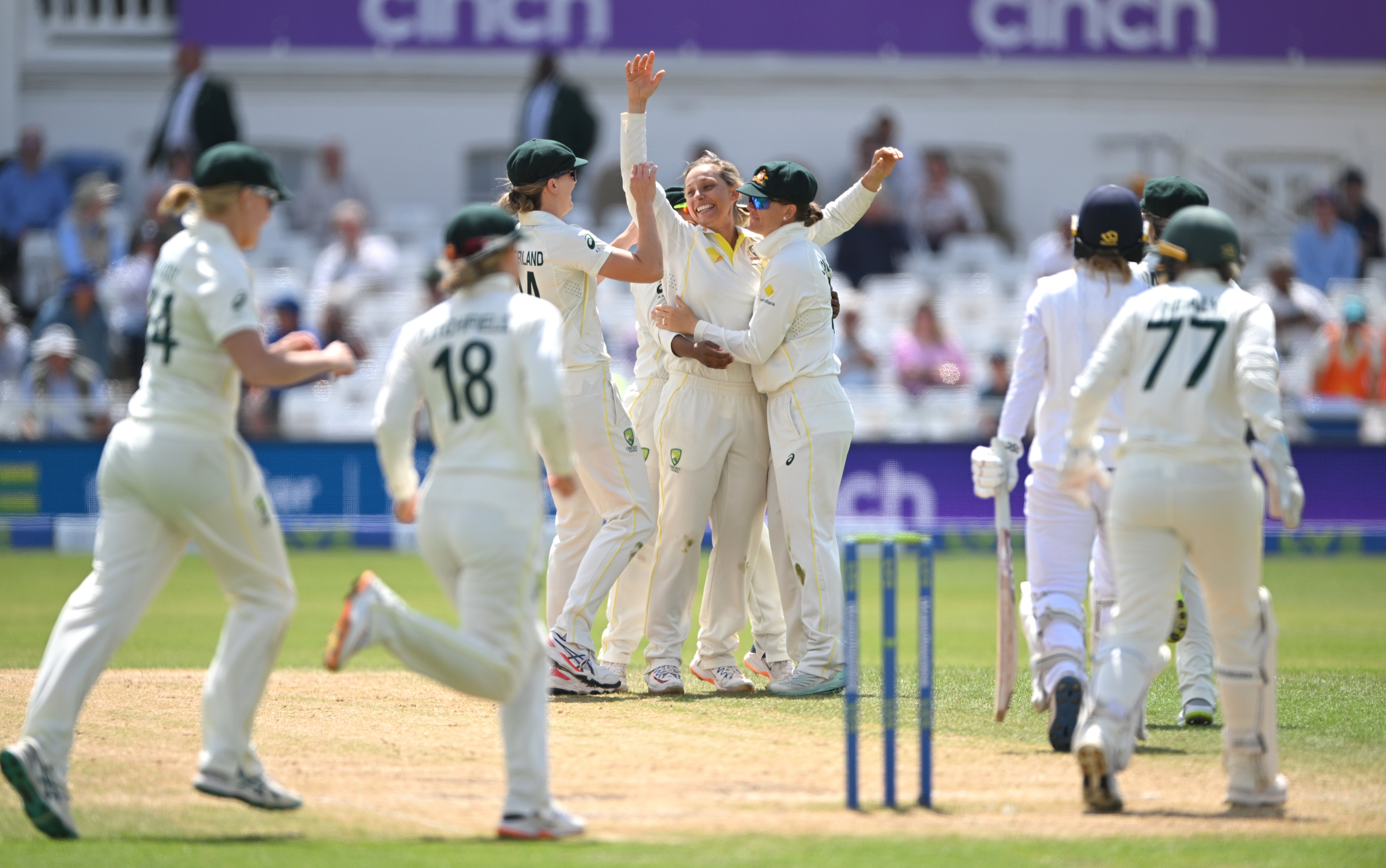 womens ashes score live today