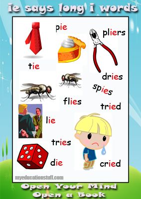 ie words phonics