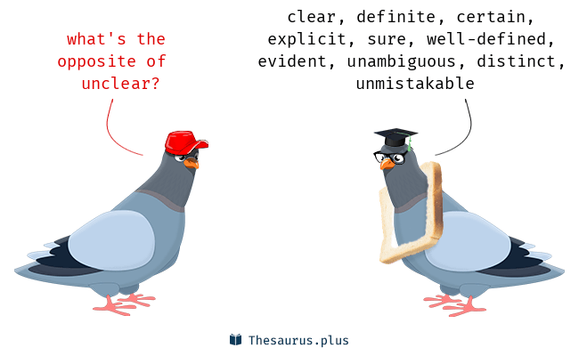 unclear synonyms