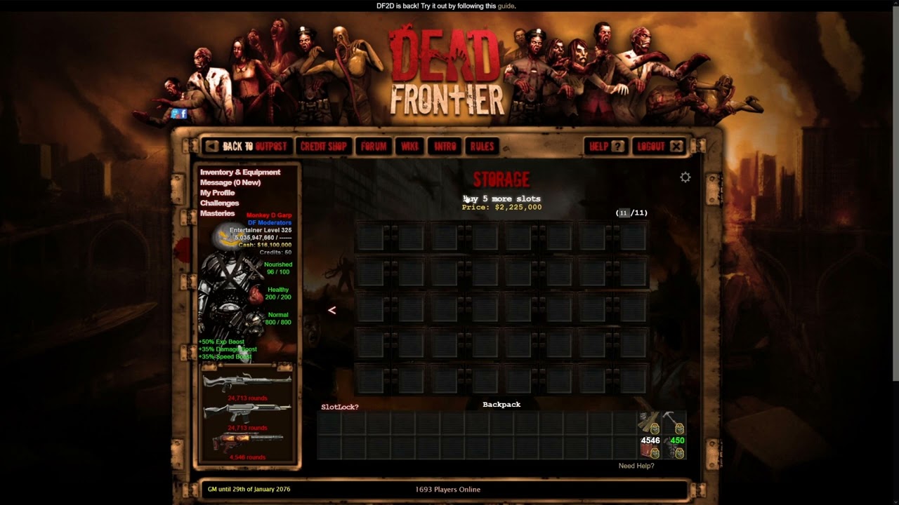 dead frontier forum