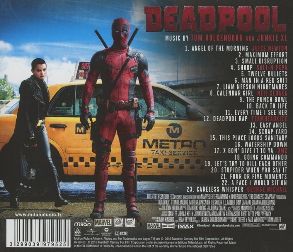 deadpool movie soundtrack