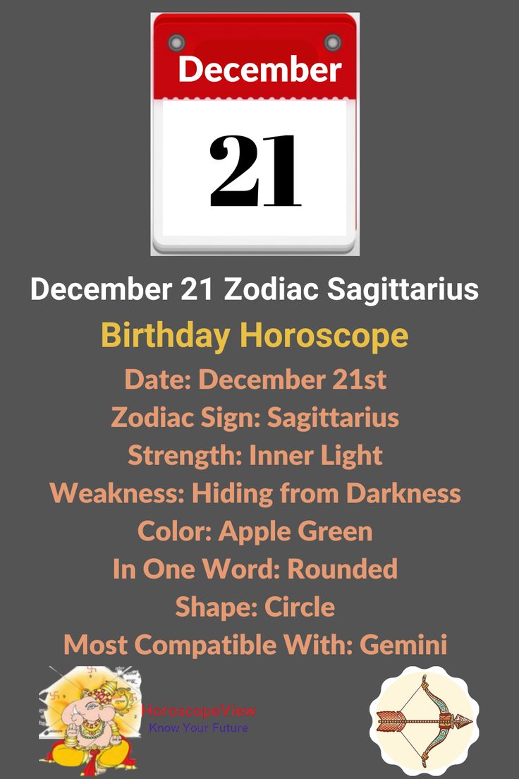 december 21 horoscope sign