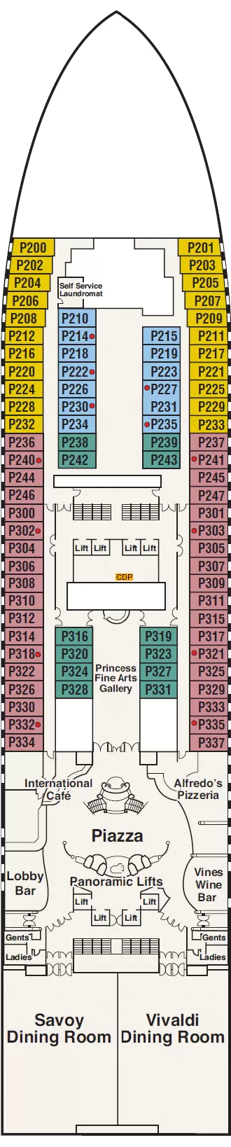 deck plans for sapphire princess ship