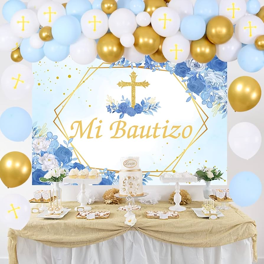 decoracion para bautizo niño