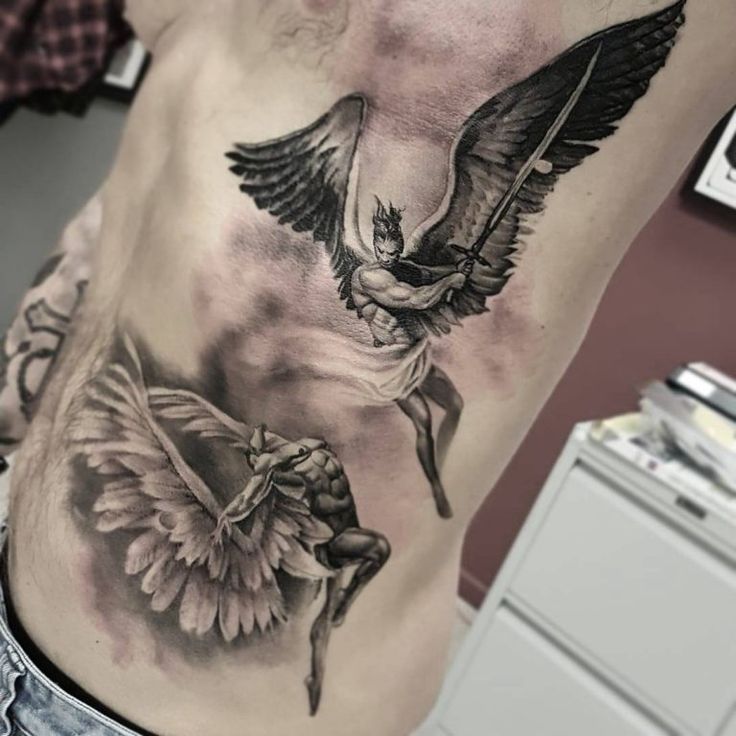 tattoo designs for men angel