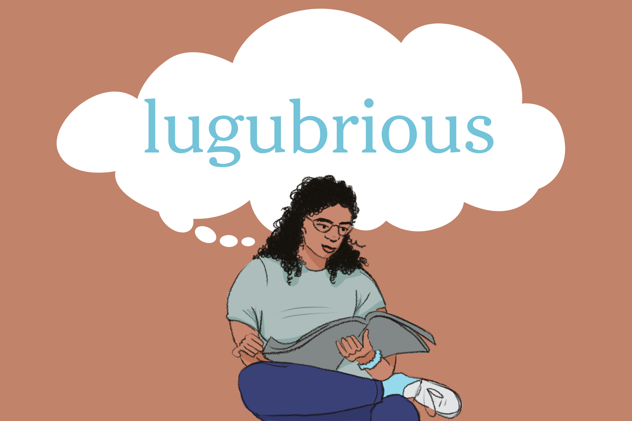 define lugubrious