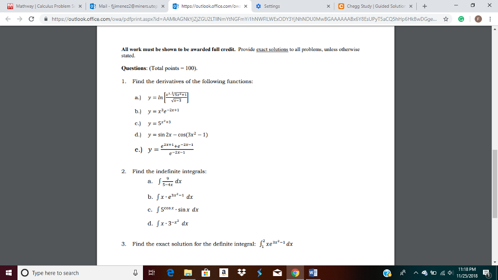 definite integral mathway