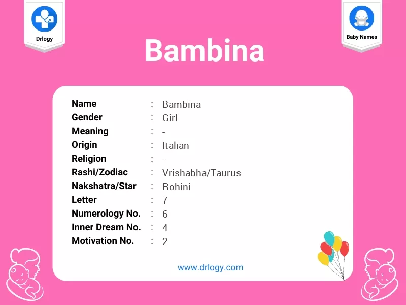 definition bambina