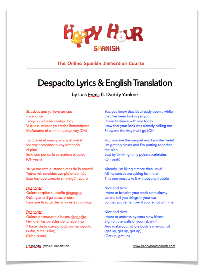 despacito song english