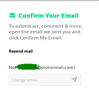 deviantart verification email not sending