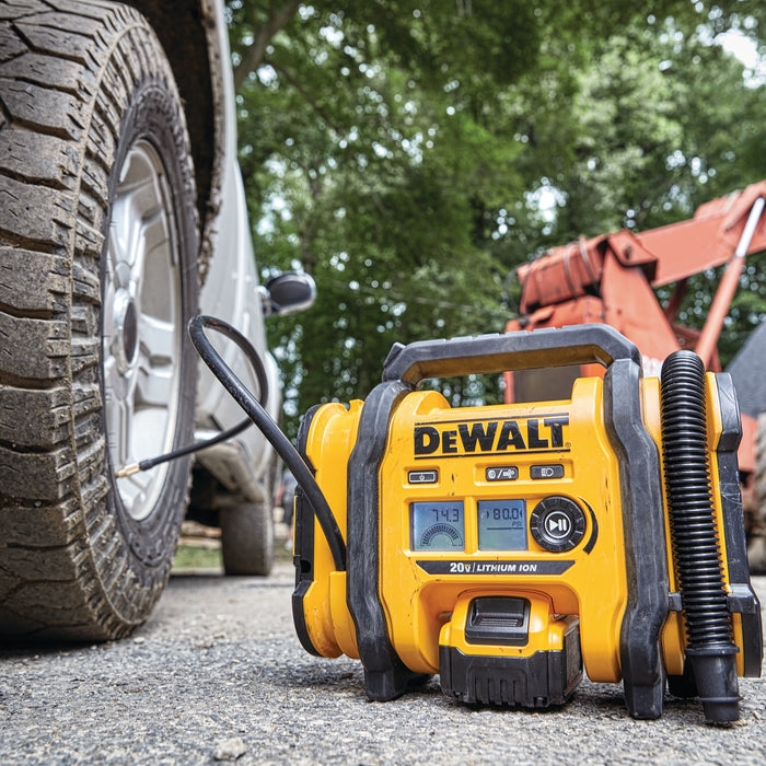 dewalt cordless tire inflator