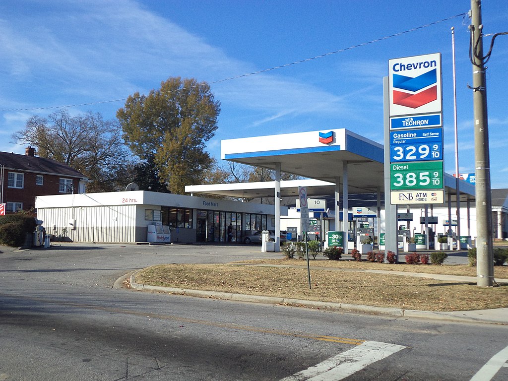 chevron gas station near me