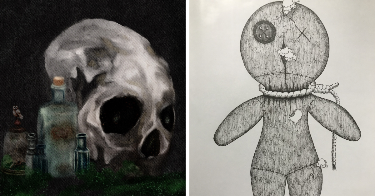 very scary drawings