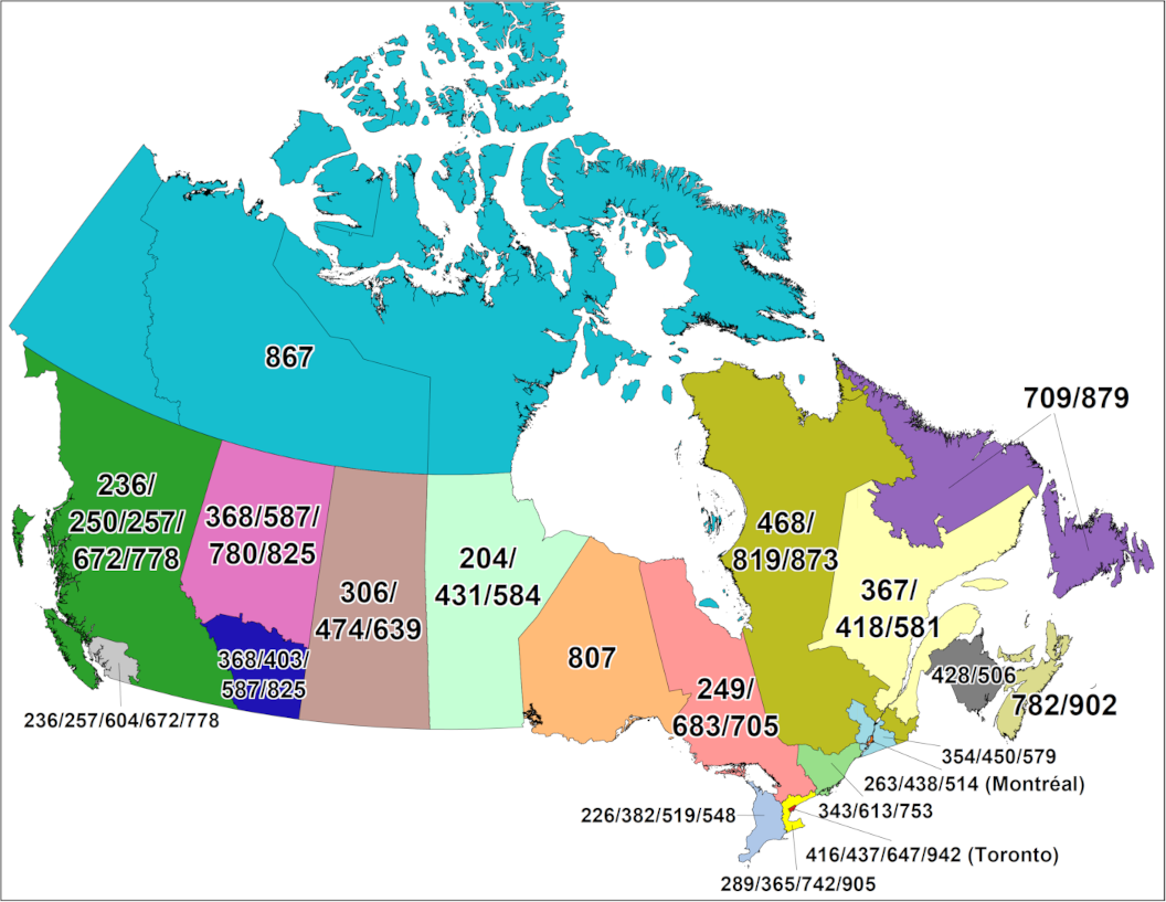 area code 587 location