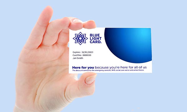 dfs nhs discount blue light card