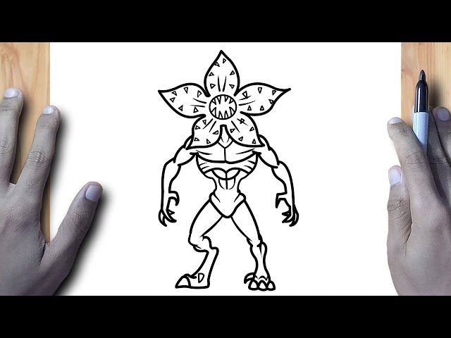 dibujos de demogorgon