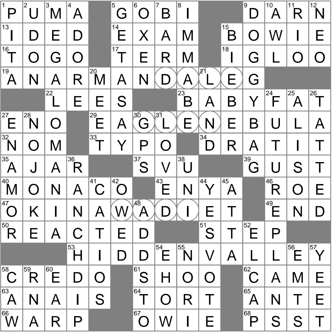 dig up crossword clue