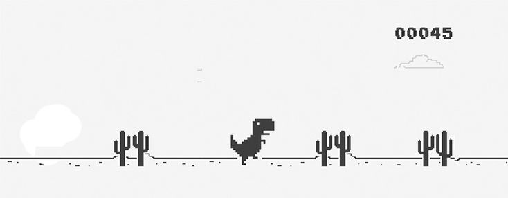 dinosaur game offline