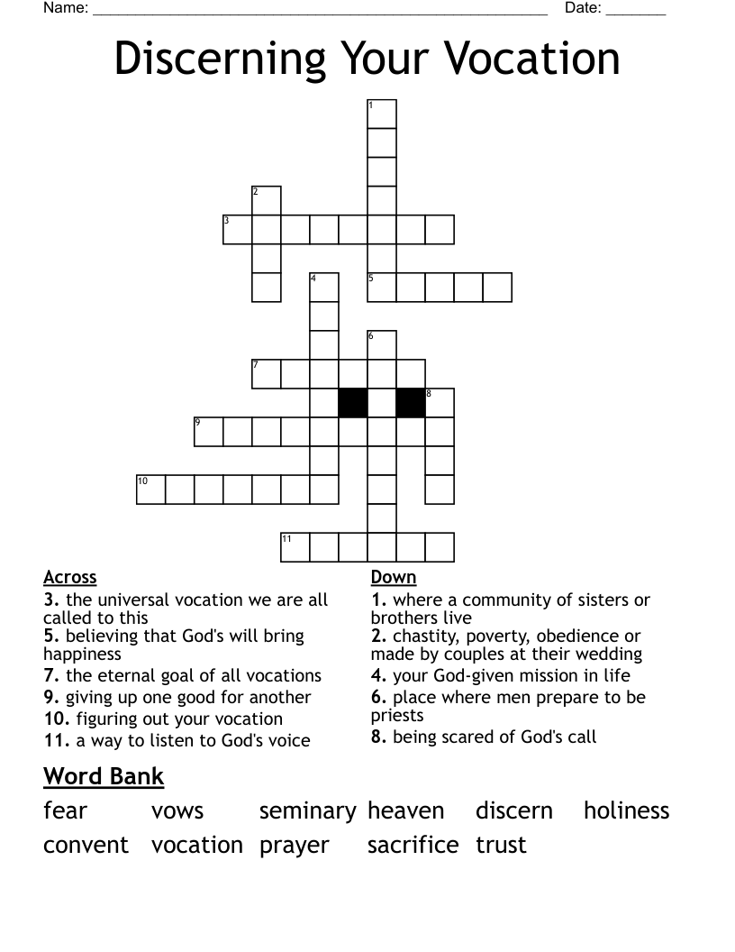 discerned crossword