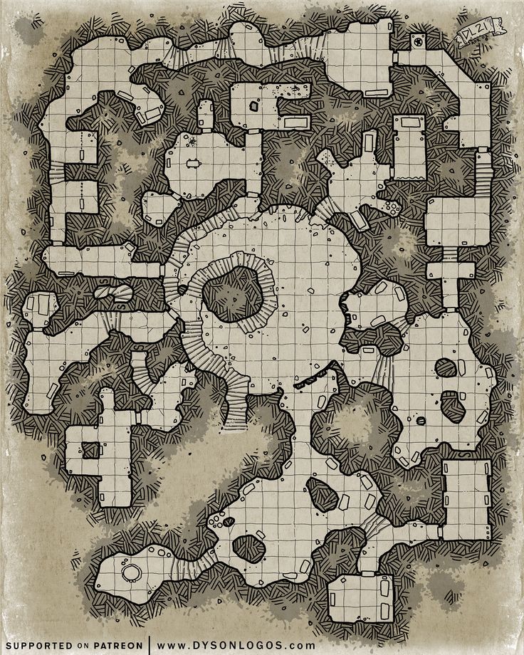 dnd dungeon map