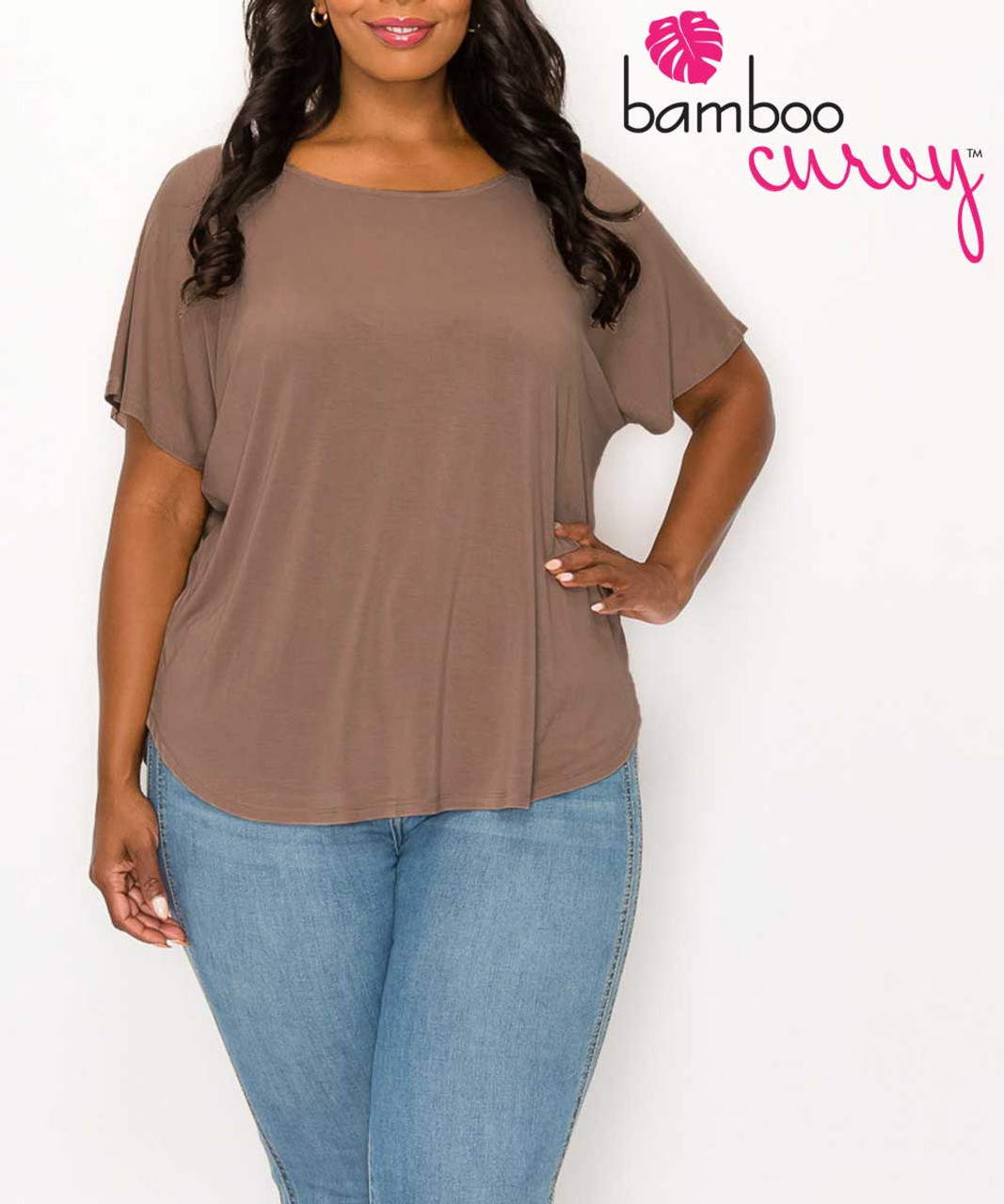 dolman sleeve tops plus size