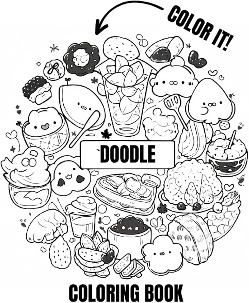 doodle coloring pages