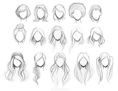 drawing hair ideas