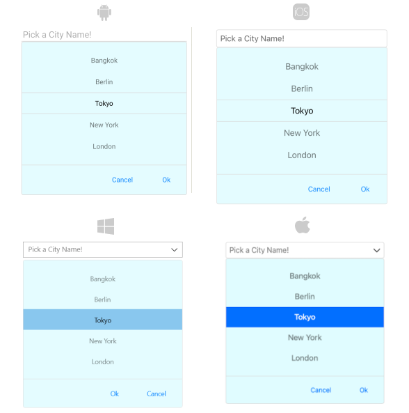 dropdown maui