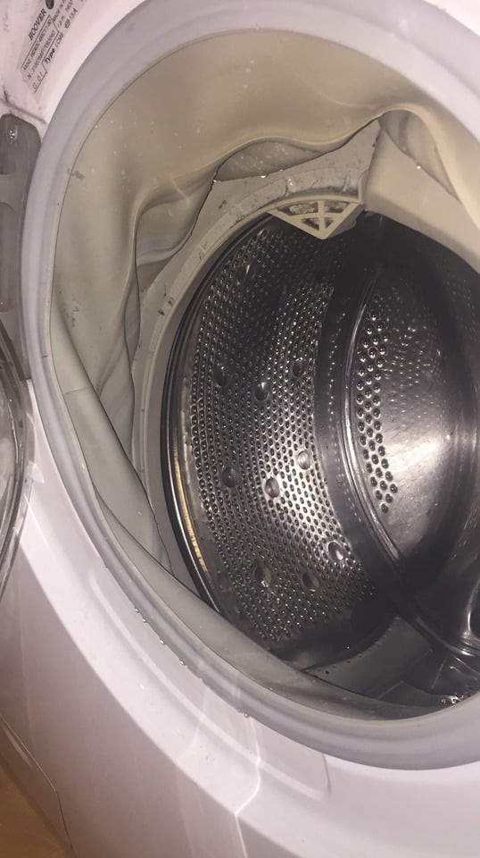 drum washing machine loose