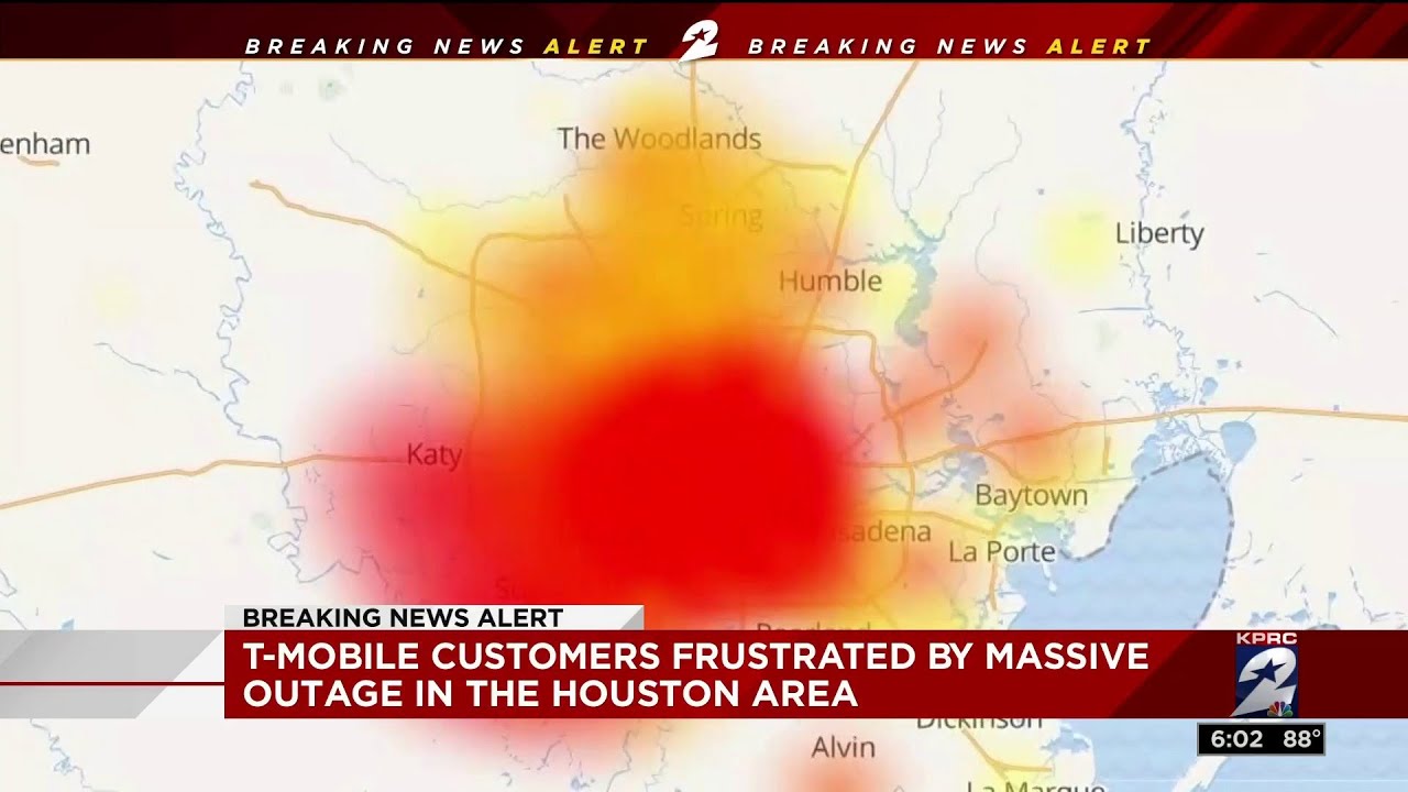 t-mobile outage map