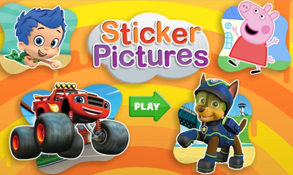 nick jr sticker pictures