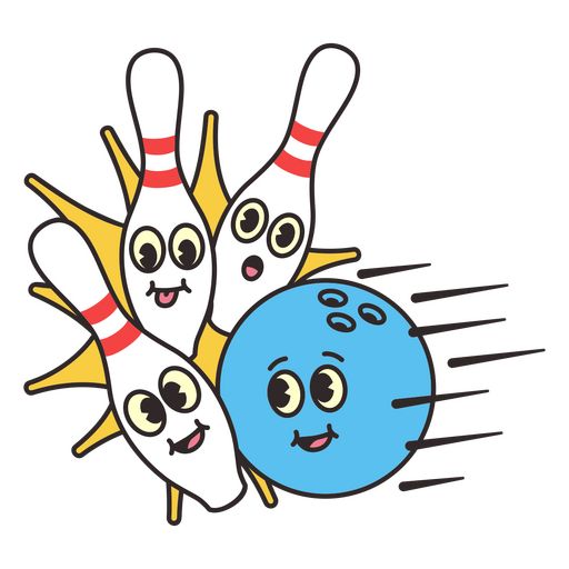 bowling cartoon