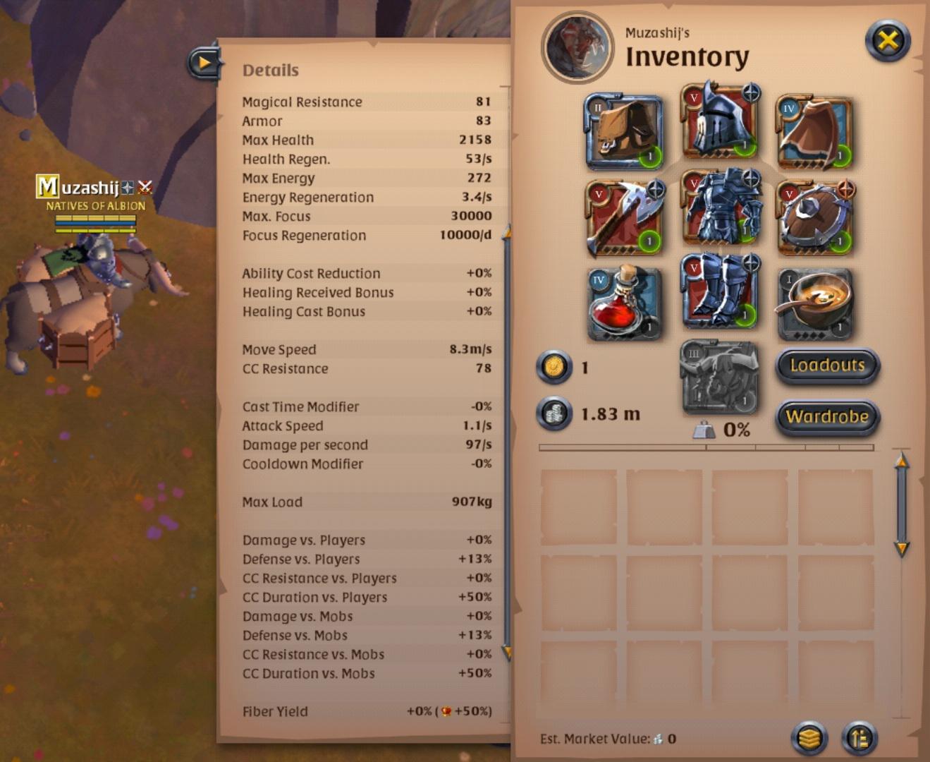 best pvp weapon albion online