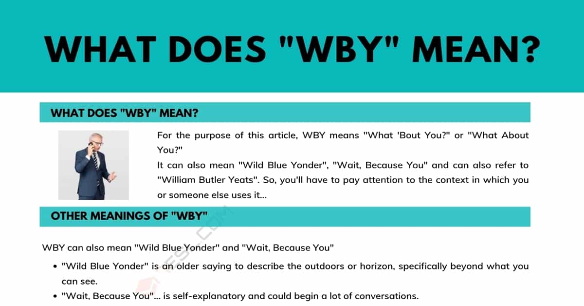 wby meaning in text