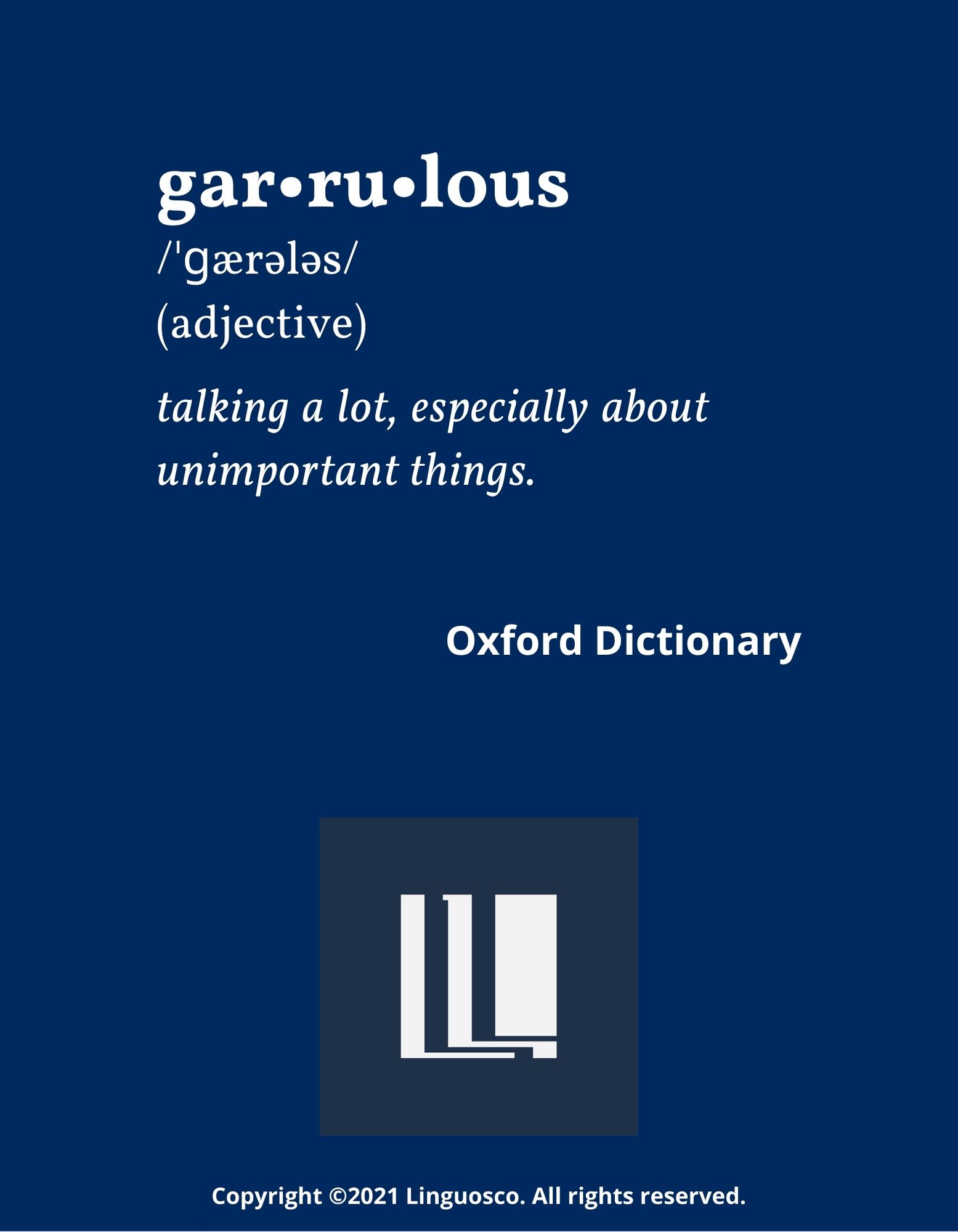 define garrulous