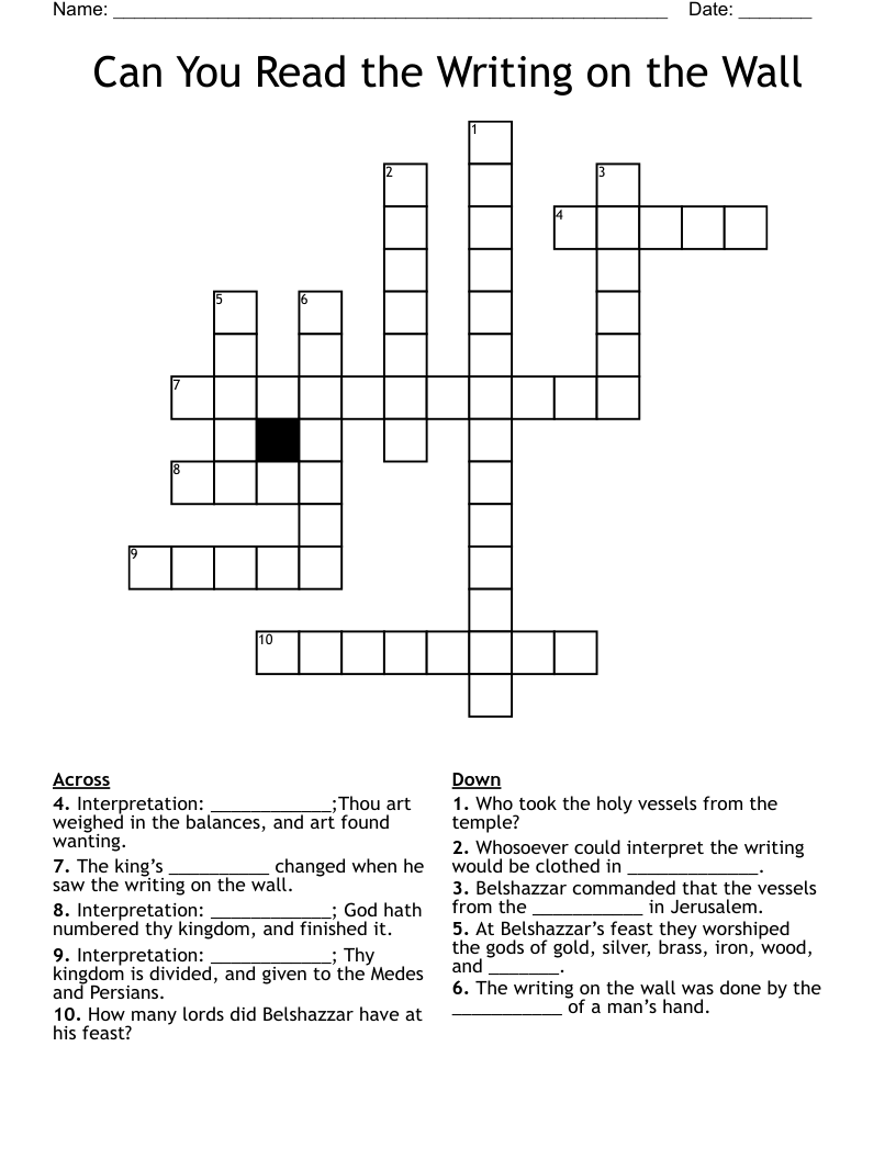 able to read and write crossword clue