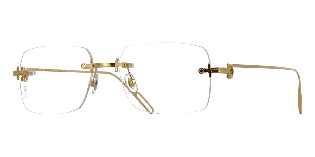 cartier gold eyeglasses