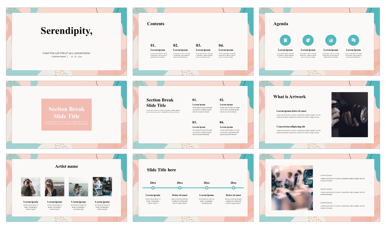 portfolio template google slides