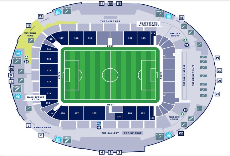 tottenham stadium seating plan with seat numbers