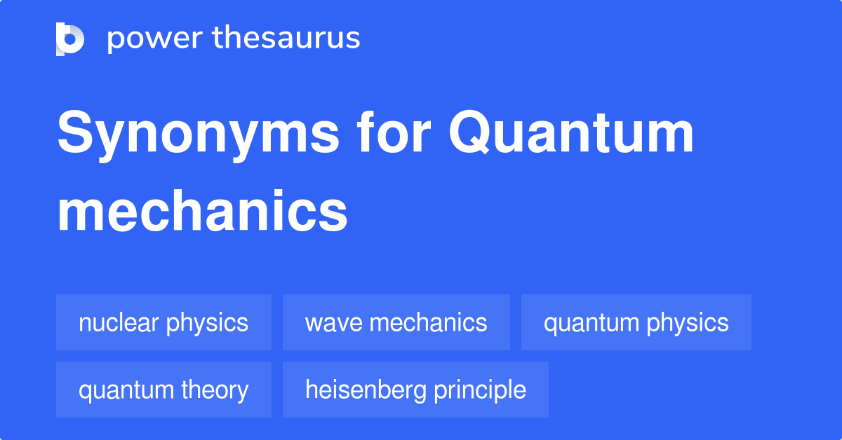 quantum thesaurus