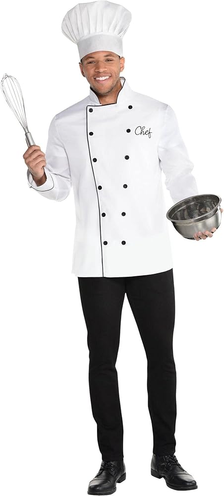 white chef costume