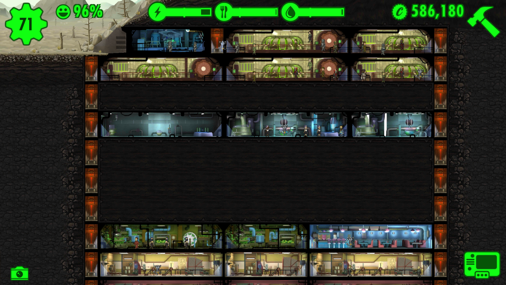 fallout shelter layout